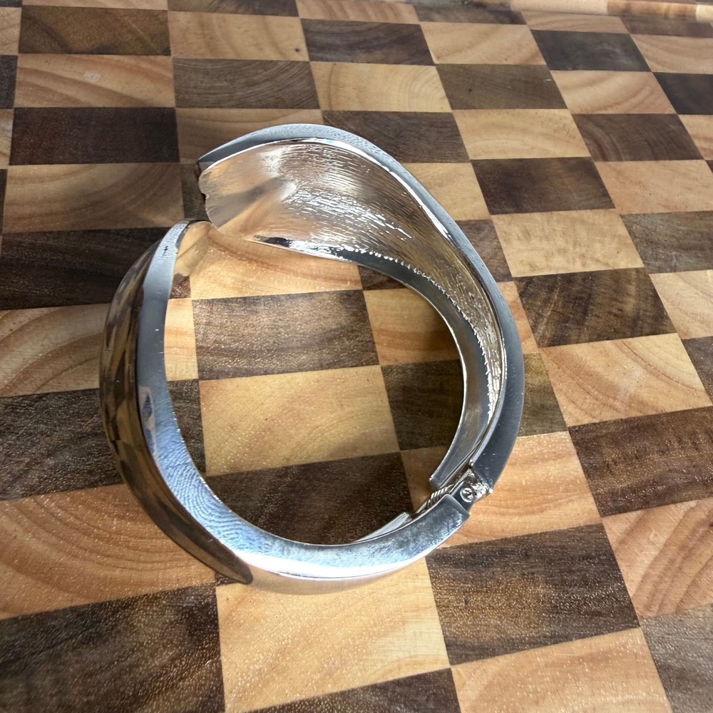 Silver-tone Twist Cuff Bracelet Jewelry